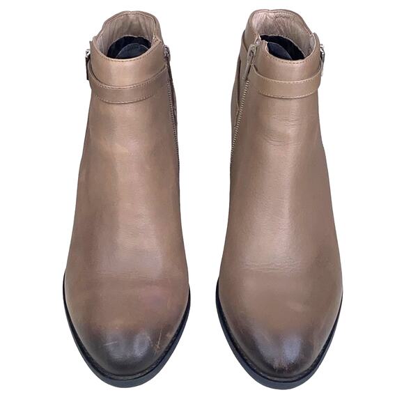 Vionic Women’s Upton Brown Leather Side Zip Ankle Bootie Size US 10 - Picture 3 of 11